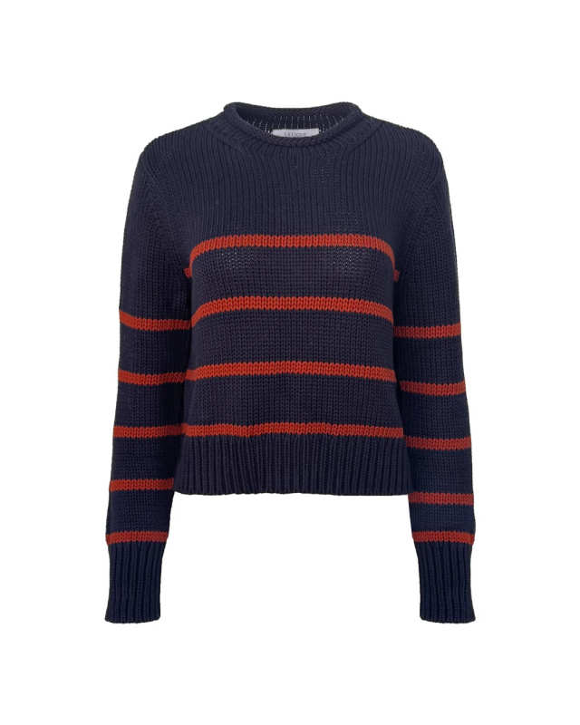Mini Marina Sweater Navy/Rust