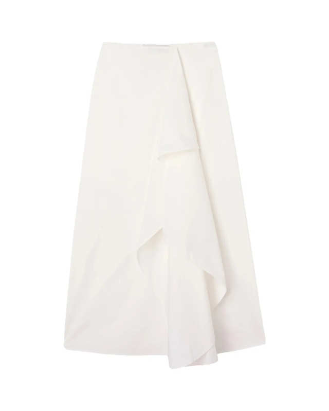 Folded Cotton Skirt
