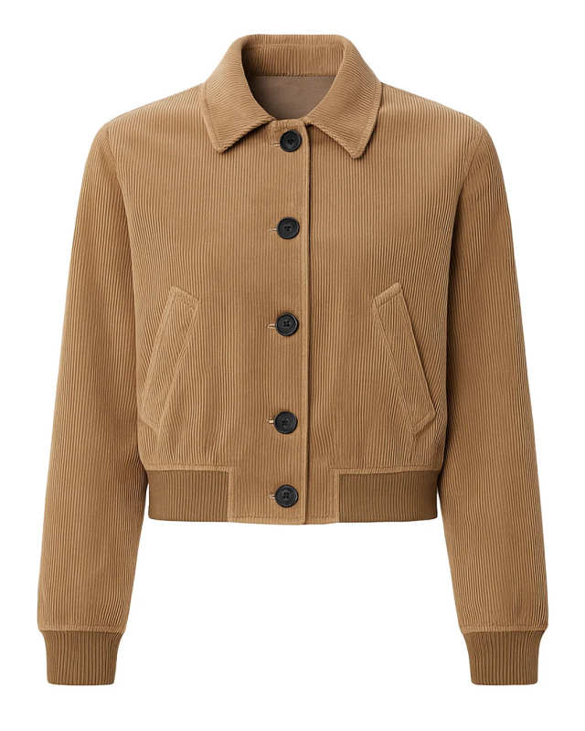 Lola Eve Bomber in Amber