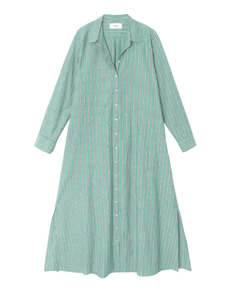 Boden Dress Cilantro Stripe