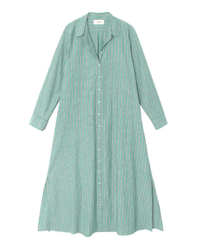 Boden Dress Cilantro Stripe
