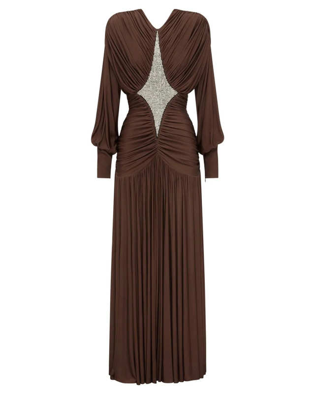 Silvio Ruched Midi Dress