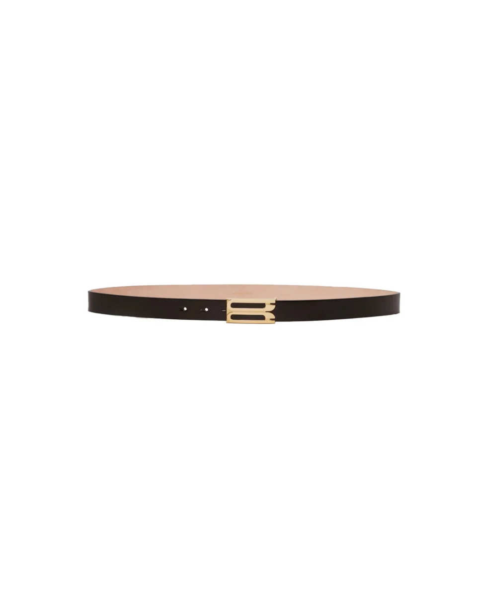 Frame Buckle Belt Black