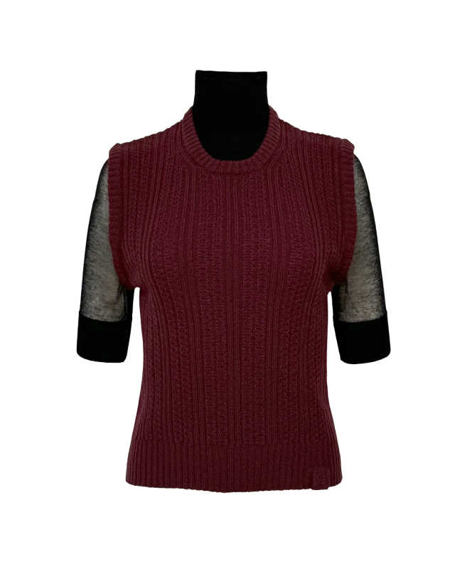 Double Layer Short Sleeve Jumper
