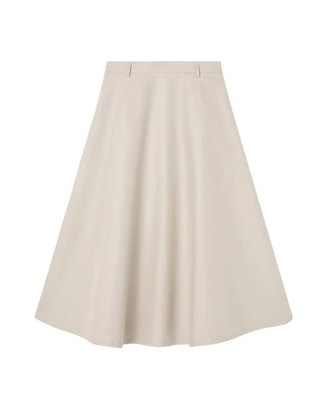 Voluminous A-Line Cotton Skirt