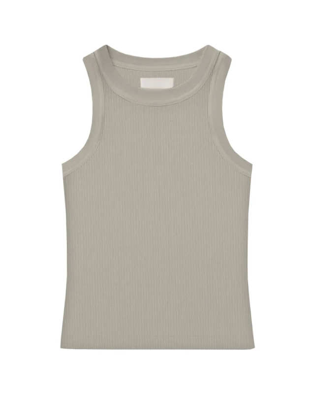 Isabel Rib Tank Matcha
