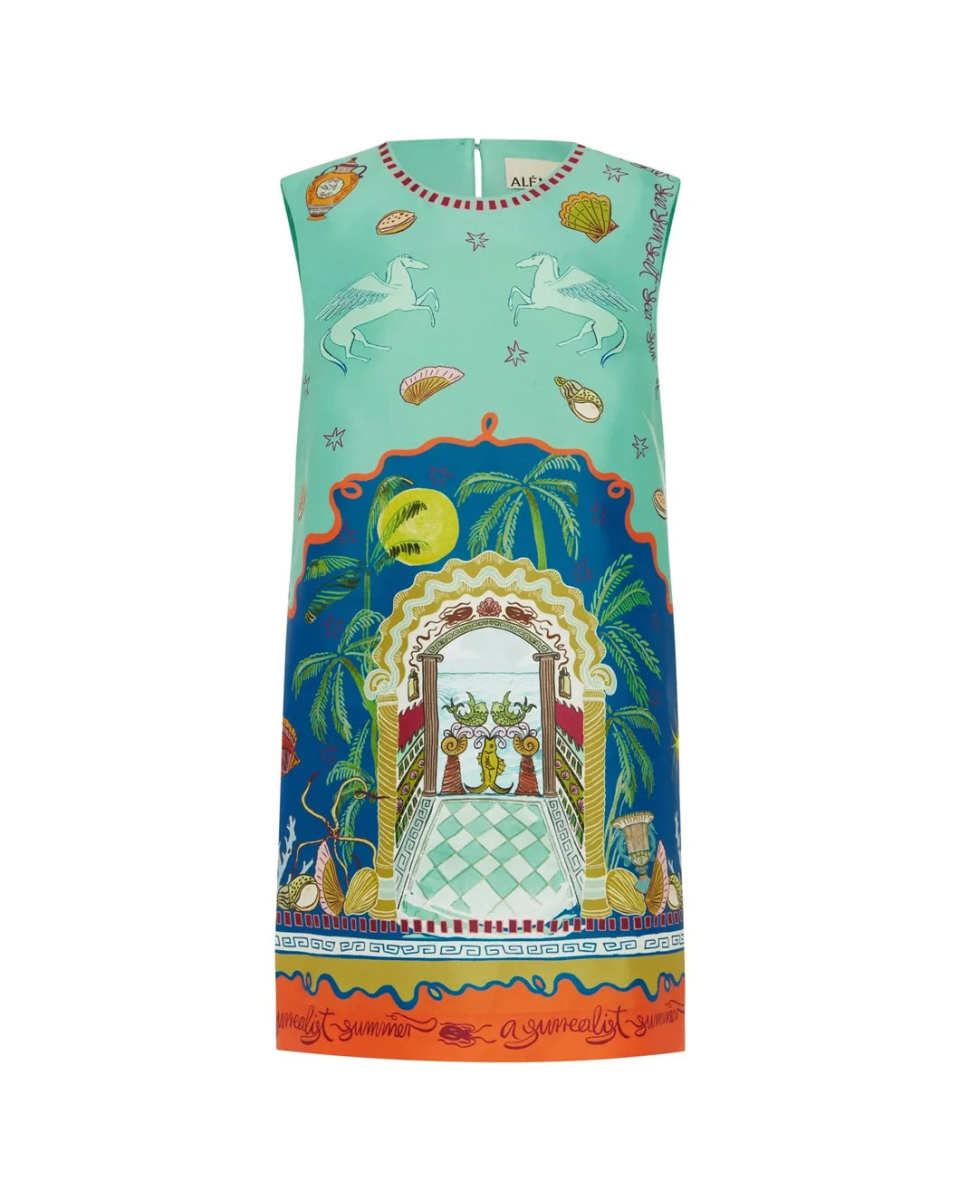 Surrealist Summer Mini Dress