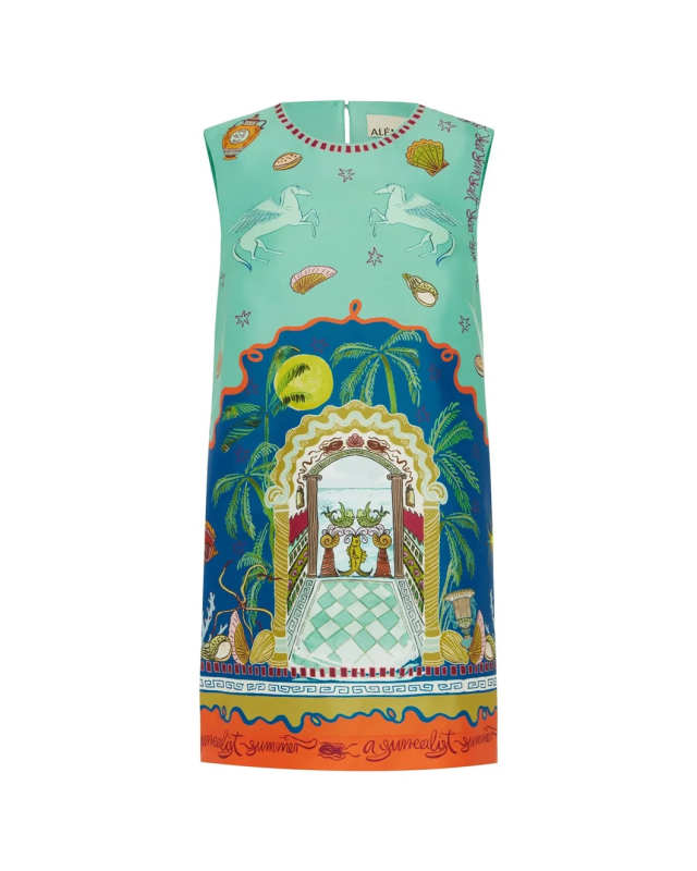 Surrealist Summer Mini Dress