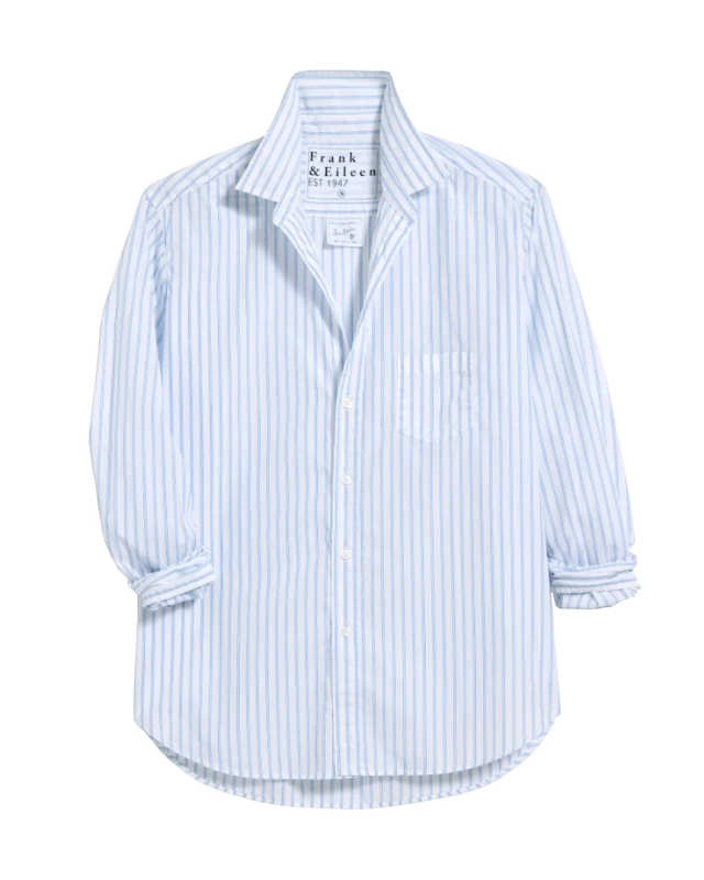 Eileen Button Up Blue Mens Stripe