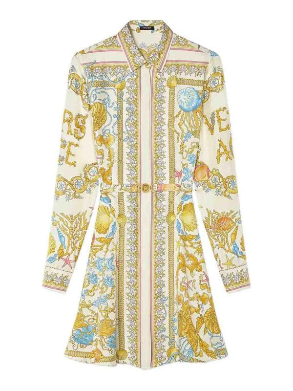 Versace Robe Courte - Multicolore