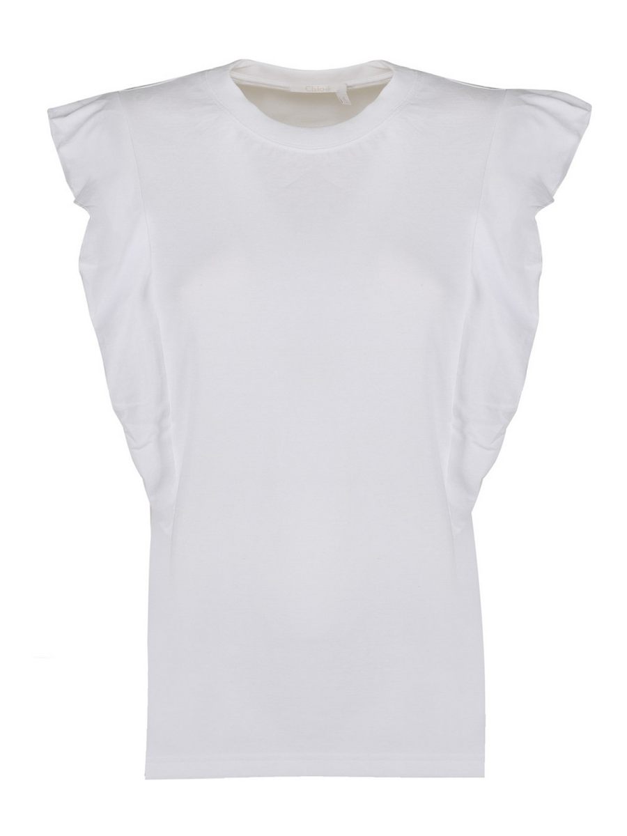 Chloe' Top - Blanc