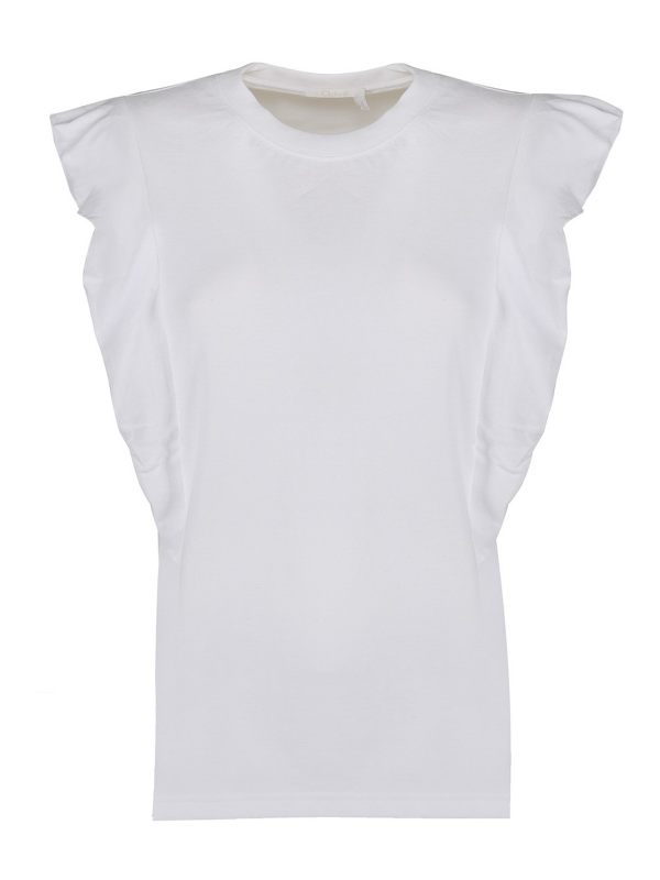 Chloe' Top - Blanc