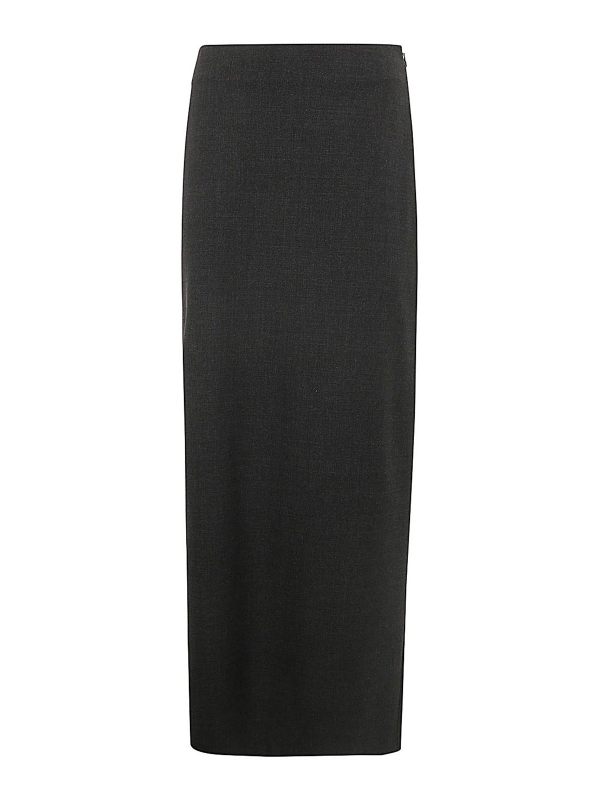 Loulou Studio Jupe Midi - Gris