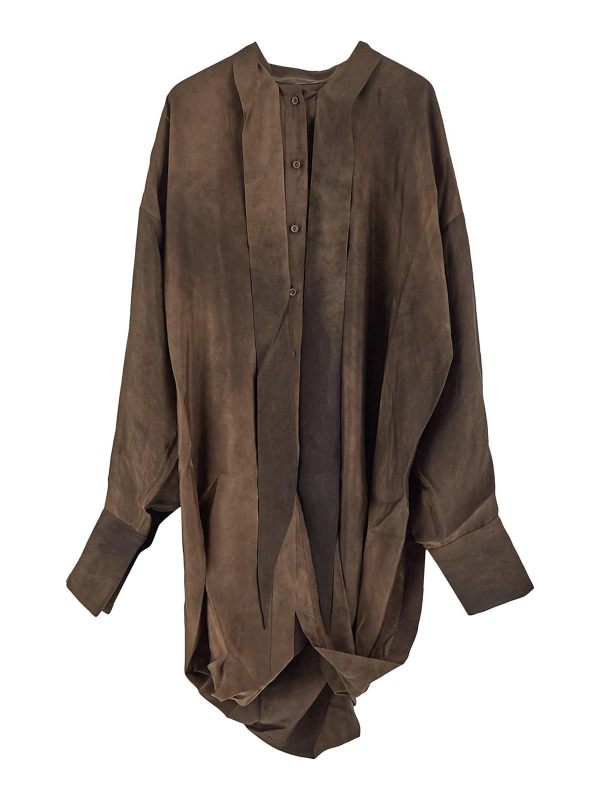 Uma Wang Top - Marron Foncé