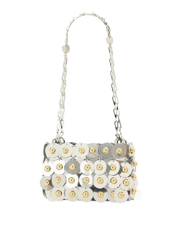 Paco Rabanne Sac Bandoulière - Argent