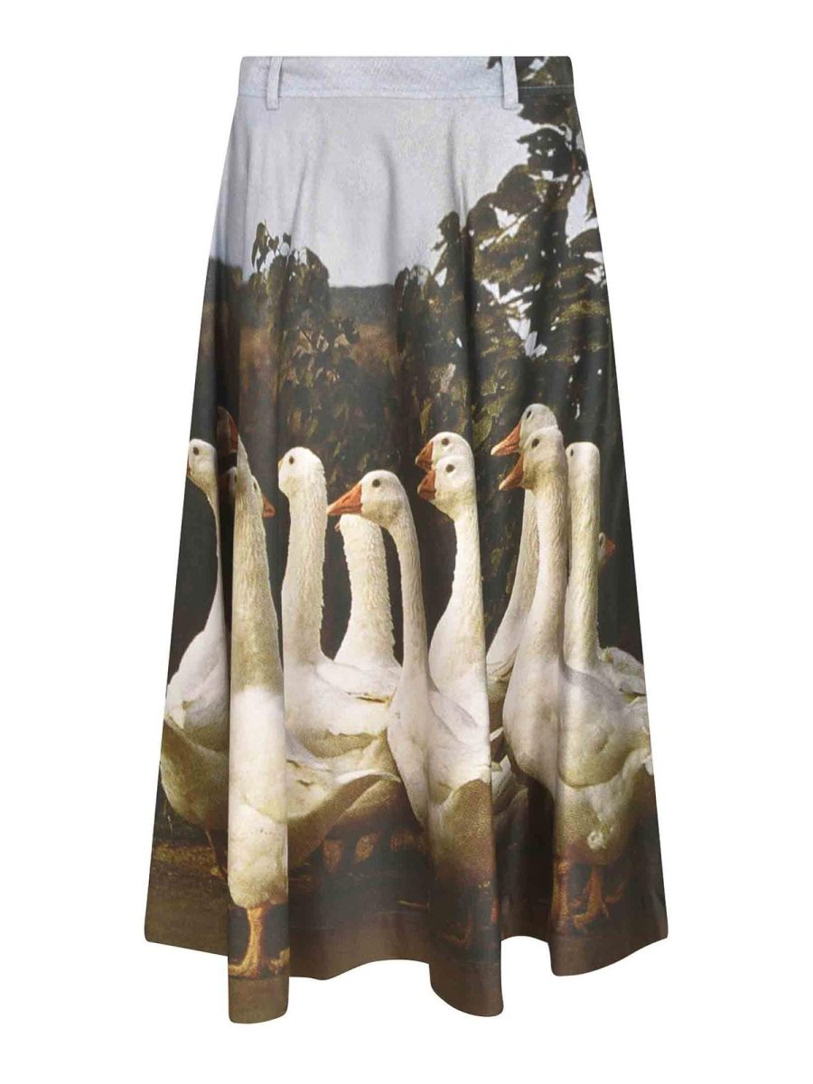 Moschino Jupe Midi - Multicolore