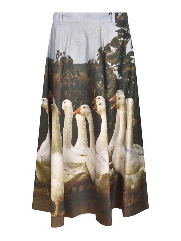 Moschino Jupe Midi - Multicolore