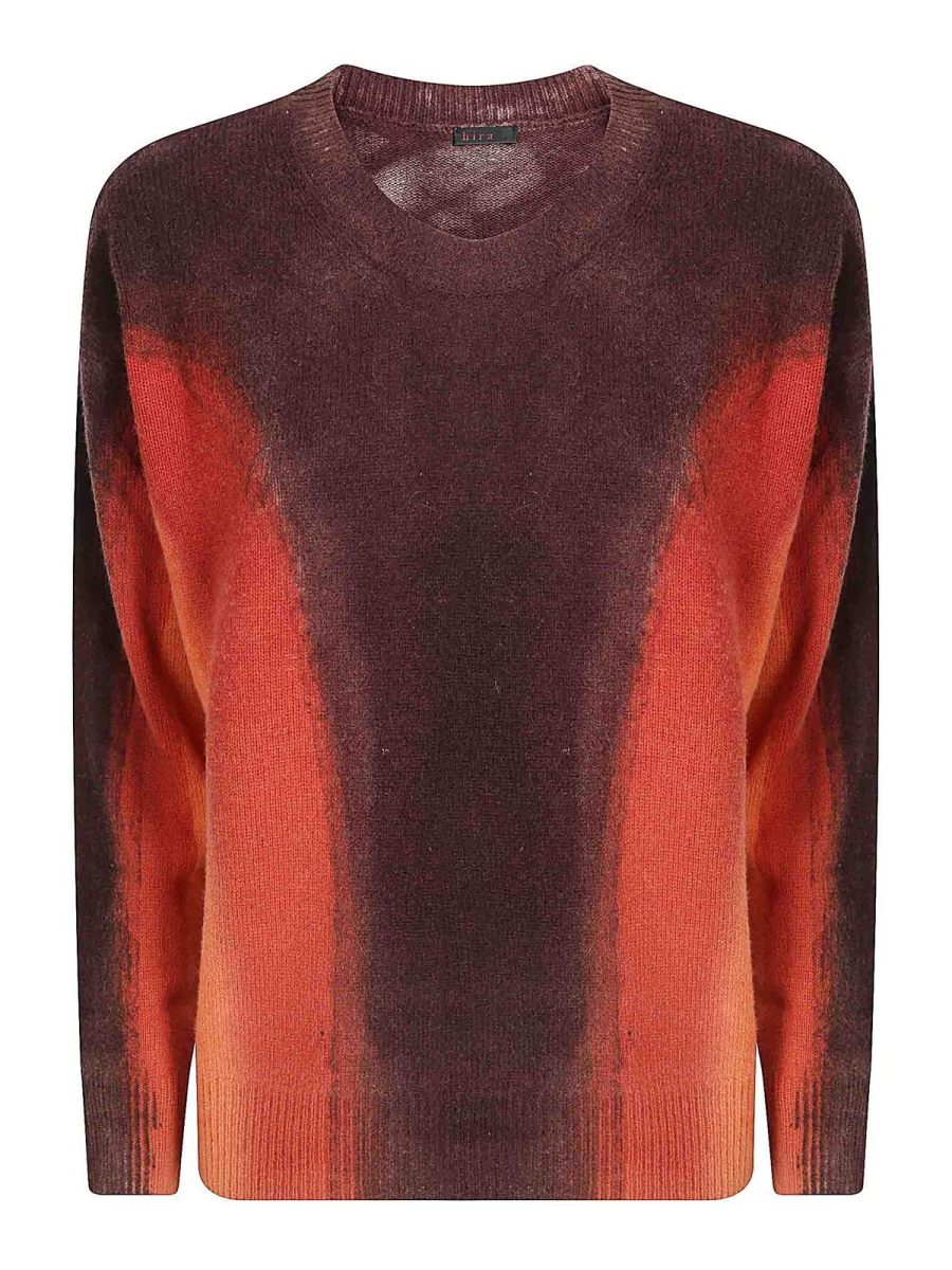 Hira Pull Col Bateau - Orange