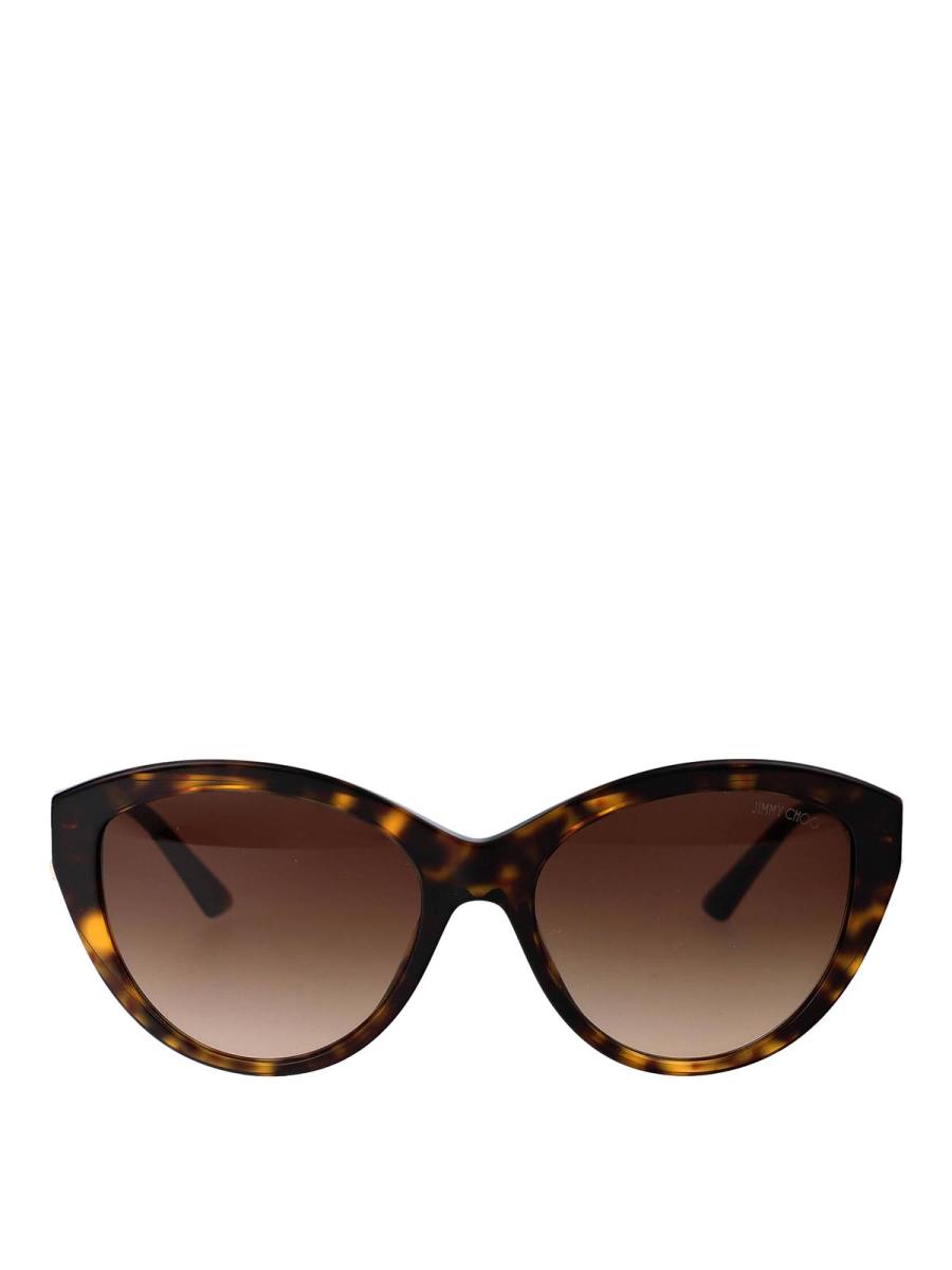Jimmy Choo Lunettes De Soleil - Marron
