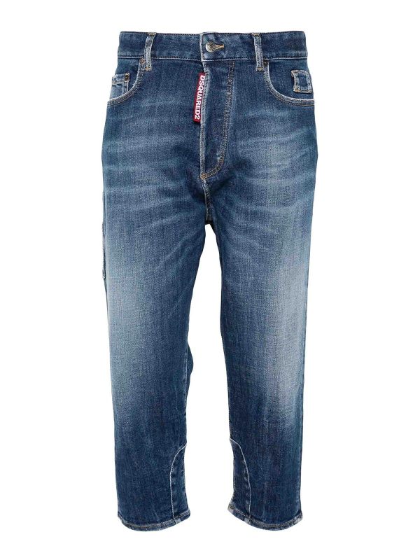 Dsquared2 Jean Bootcut - Bleu Foncé