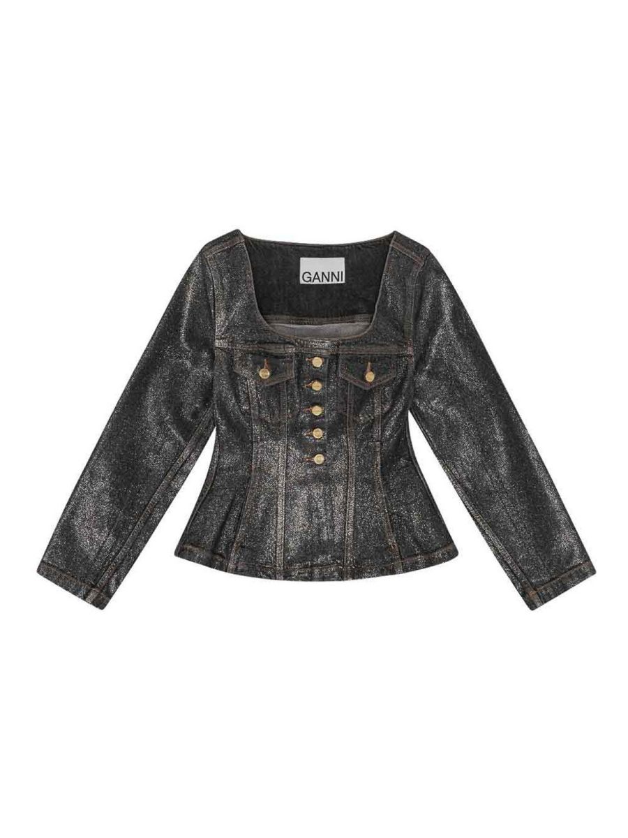 Ganni Veste Casual - Noir