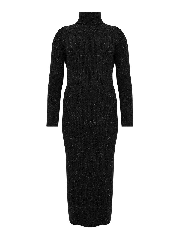 D. Exterior Maxi Robe - Noir
