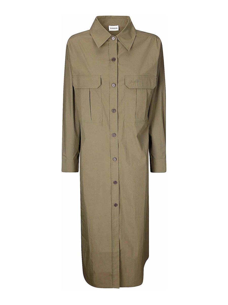 P. A.R. O.S. H. Maxi Robe - Vert Foncé
