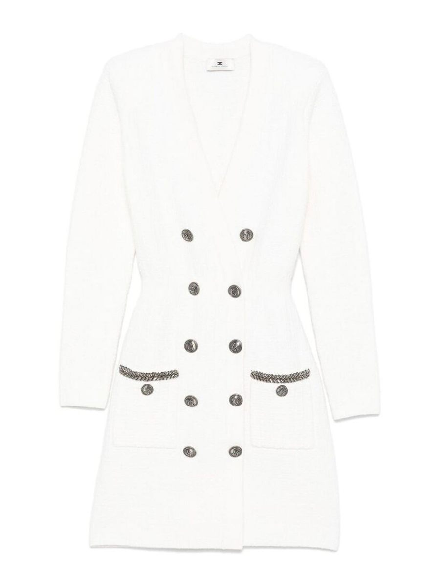 Elisabetta Franchi Robe Courte - Beige