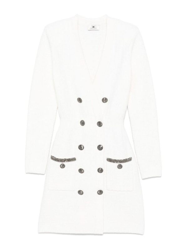 Elisabetta Franchi Robe Courte - Beige
