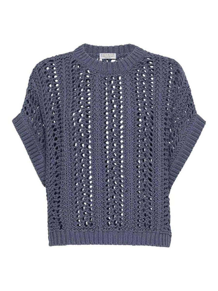 Brunello Cucinelli Top - Bleu