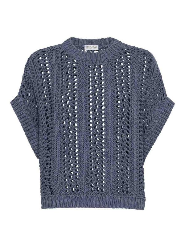 Brunello Cucinelli Top - Bleu