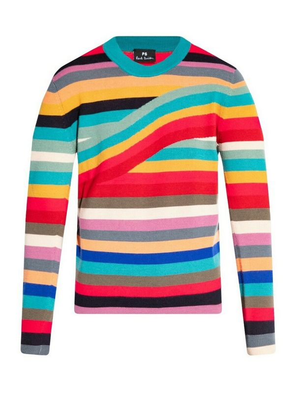 Ps by Paul Smith Pull Col Rond - Multicolore