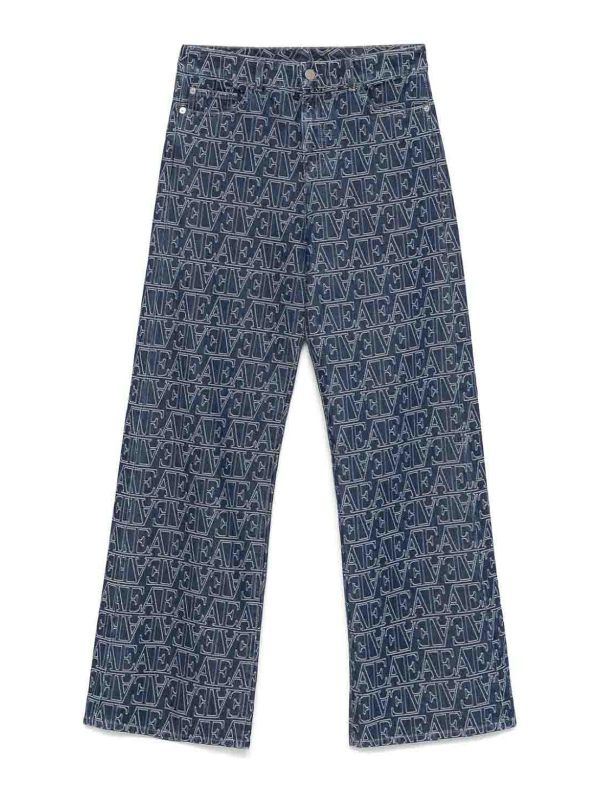 Emporio Armani Jean Bootcut - Bleu