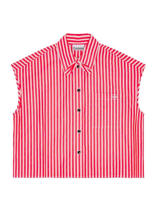 Ganni Chemise - Blanc