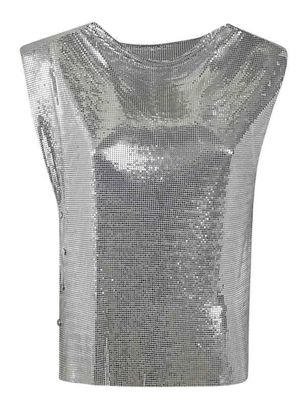 Rabanne Top - Argent
