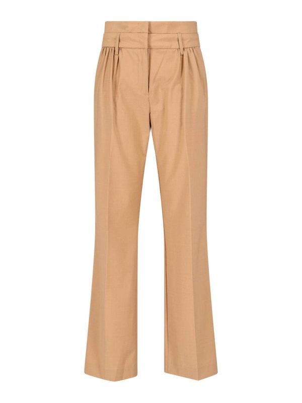 The garment Pantalons Décontractés - Beige