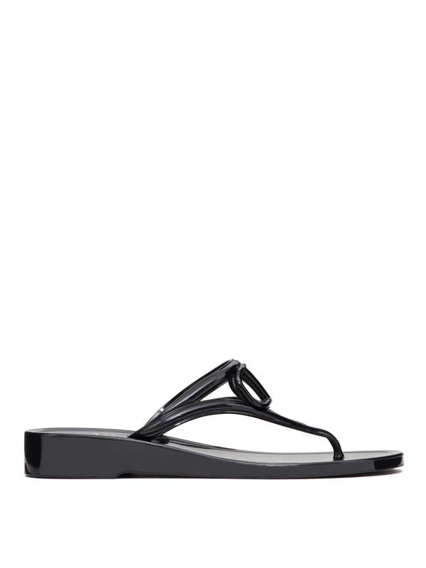 Valentino Garavani Sandales - Noir