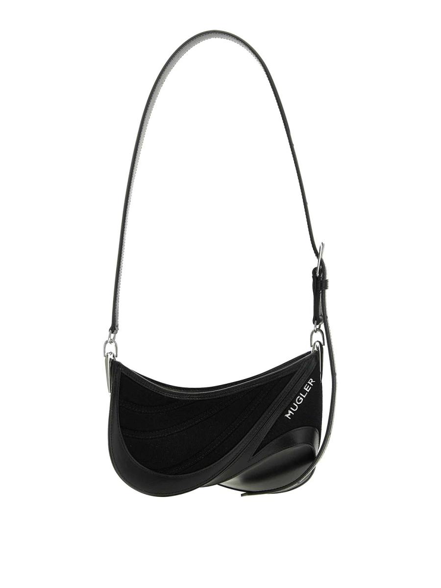 Mugler Sac Bandoulière - Noir