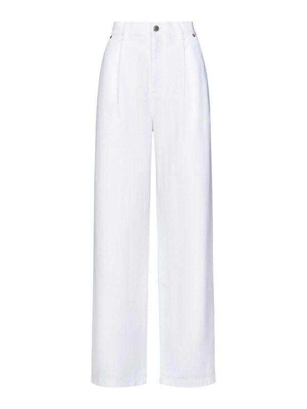 Moschino Jean Bootcut - Blanc