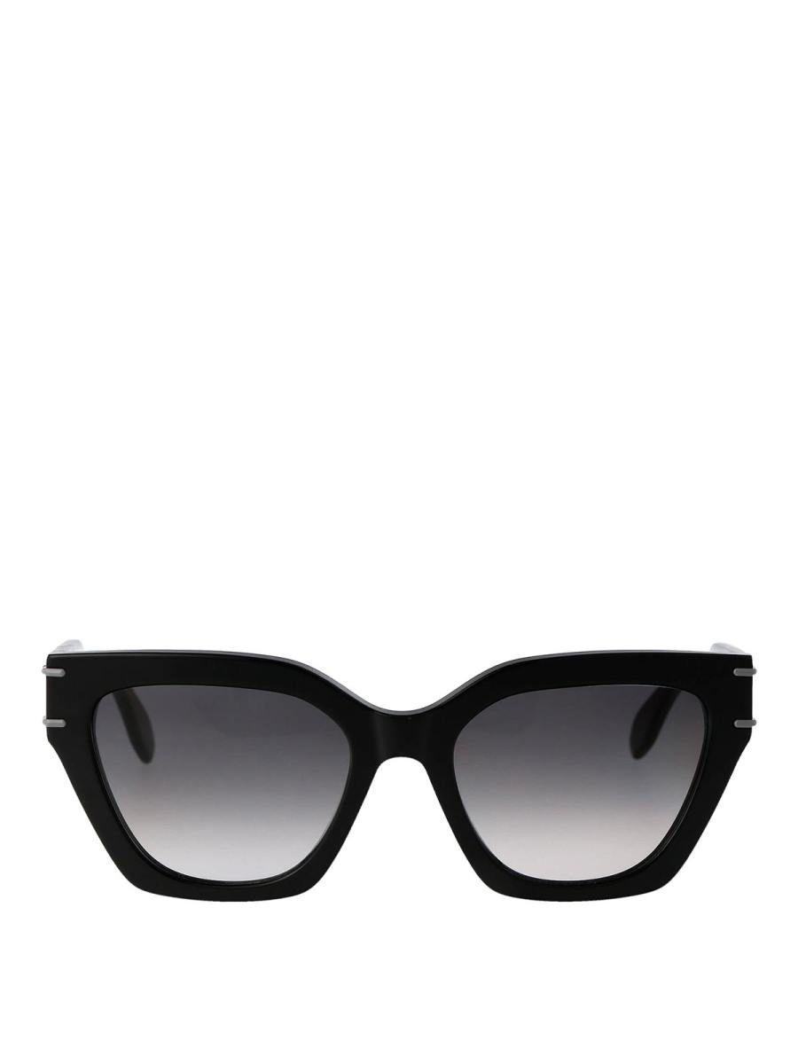 Alexander Mcqueen Lunettes De Soleil - Noir