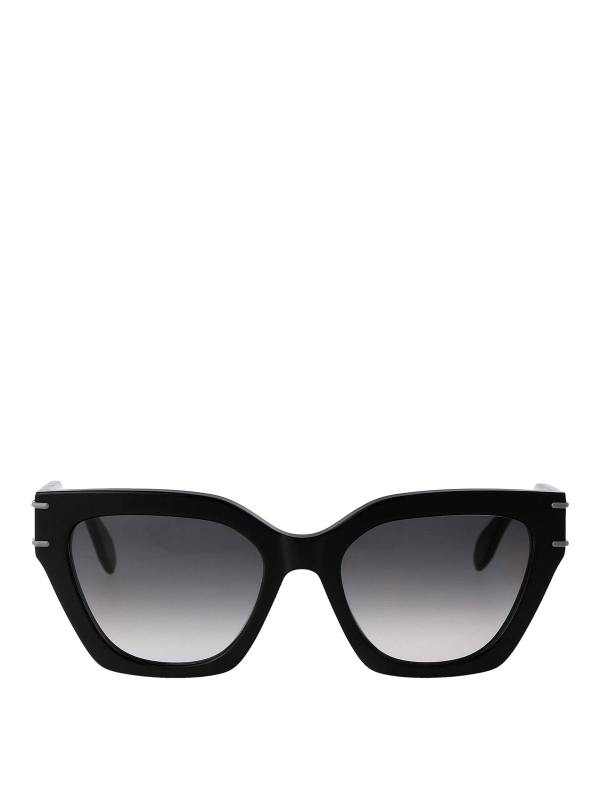Alexander Mcqueen Lunettes De Soleil - Noir