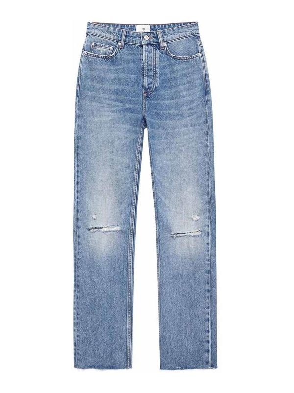 Anine Bing Jean Droit - Bleu