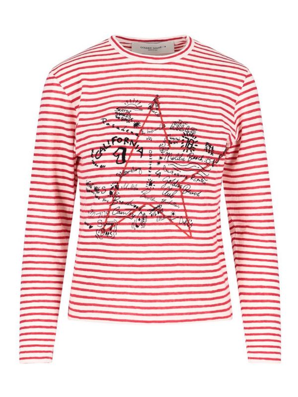 Golden Goose T-Shirt - Rouge