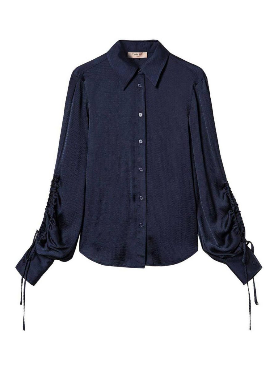 Twinset Chemise - Bleu Foncé