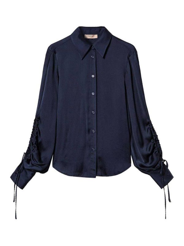 Twinset Chemise - Bleu Foncé
