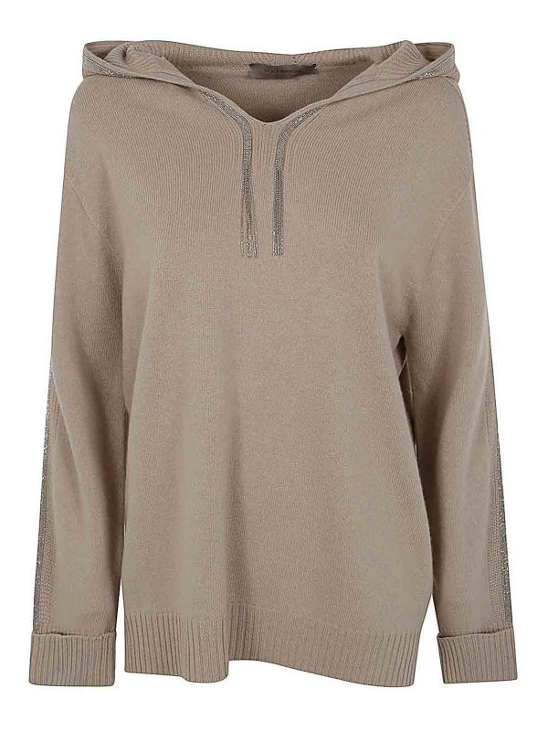 D. Exterior Sweat-Shirts - Marron