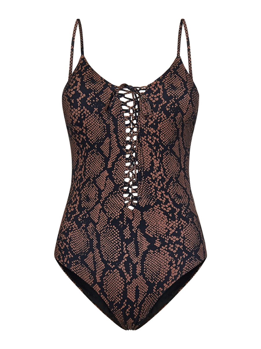 Fisico Maillot De Bain - Marron