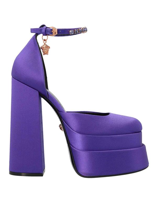 Versace Chaussures À Talon - Violet