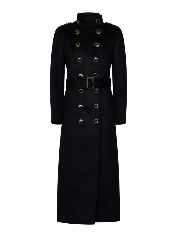 Tom Ford Manteau Long - Noir