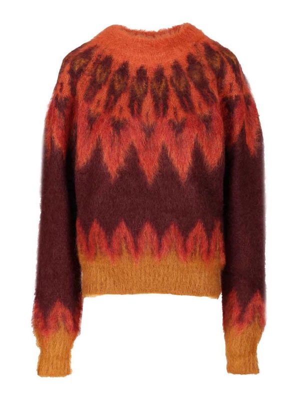 Isabel Marant Etoile Pull Col Rond - Rouge Brun
